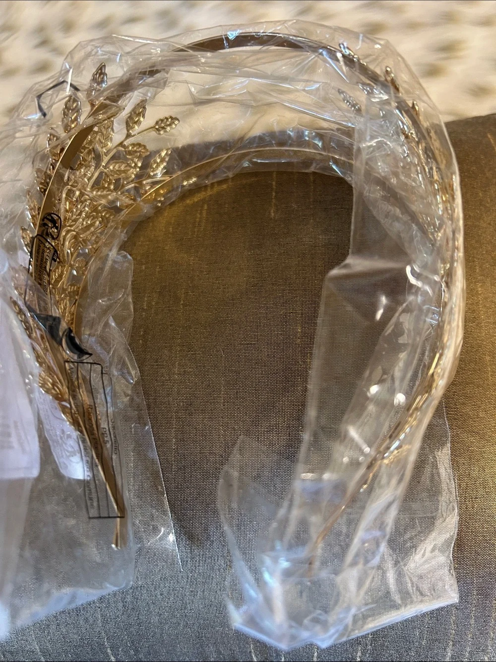 Gold Leaf Decorative Headband - Women Accessories